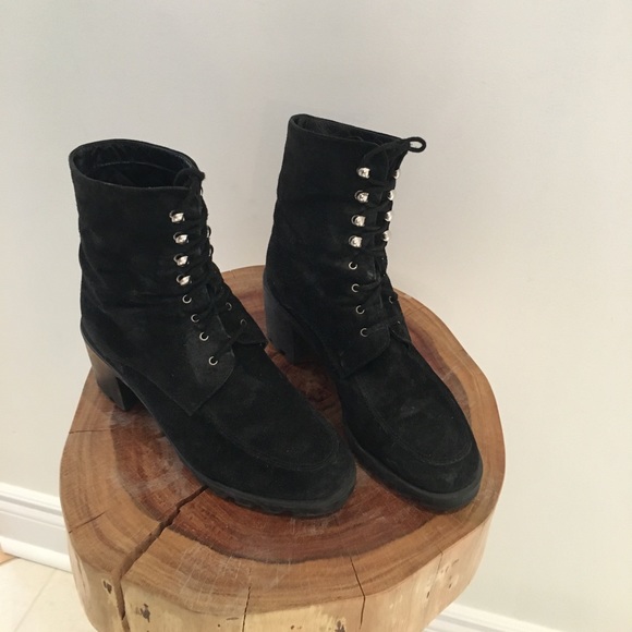 Black Heeled Booties - Picture 3 of 3